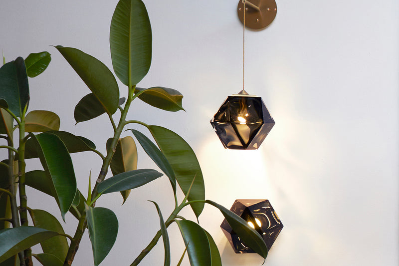 Welles Double Blown Glass Hanging Sconce