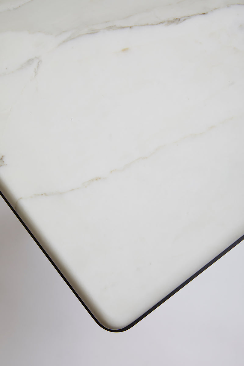 Pedestal Square Side Table