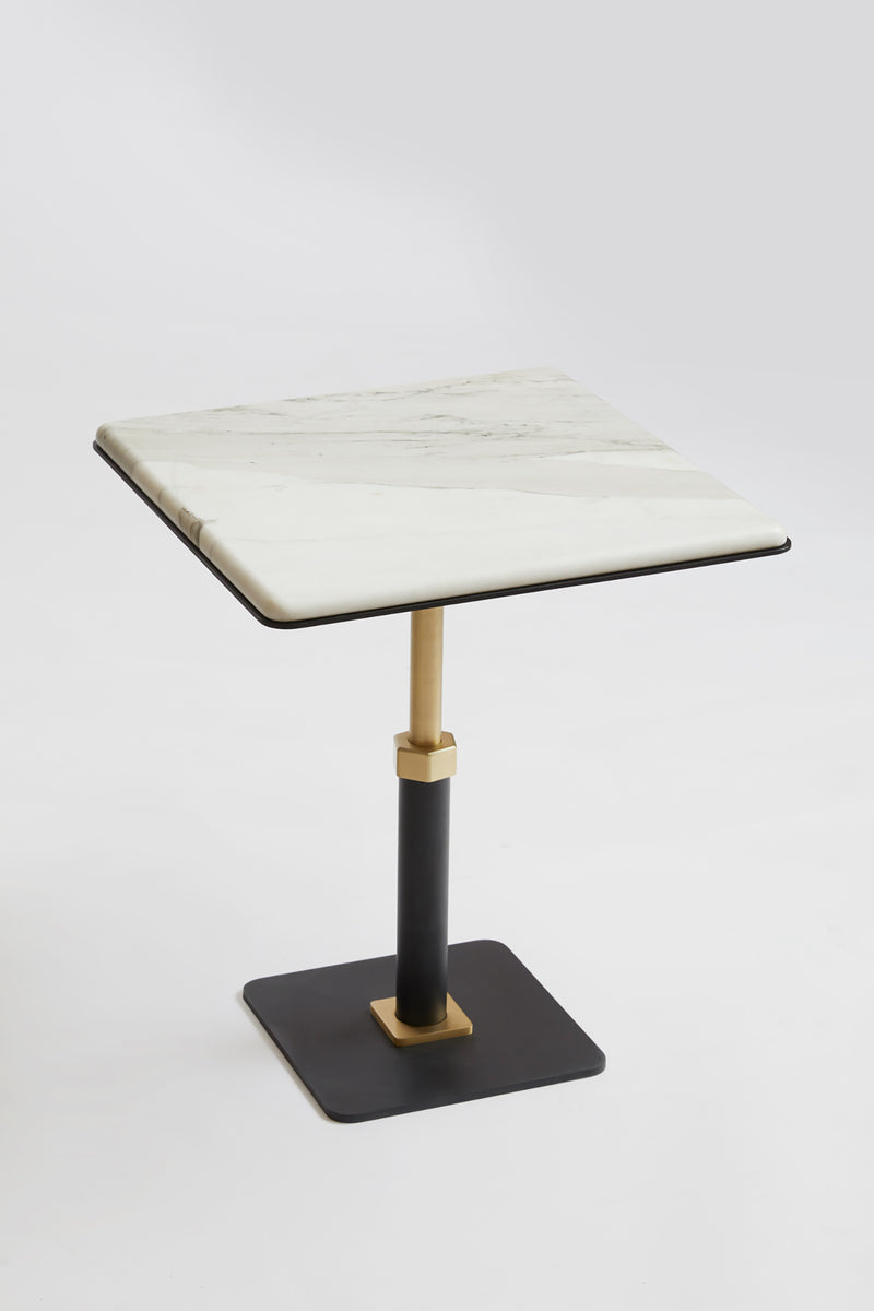 Pedestal Square Side Table