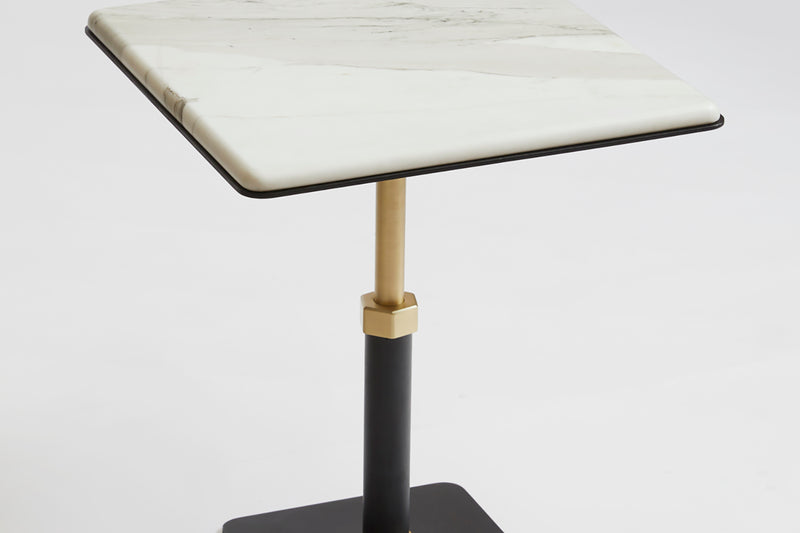 Pedestal Square Side Table