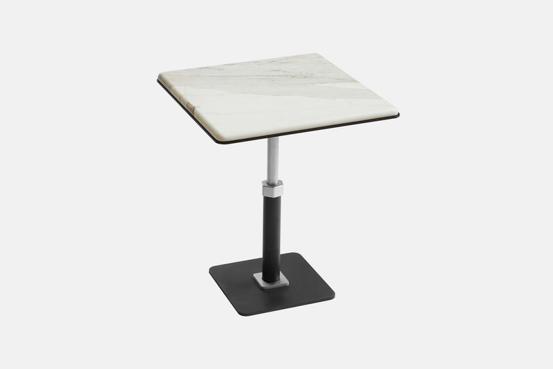 Pedestal Square Side Table