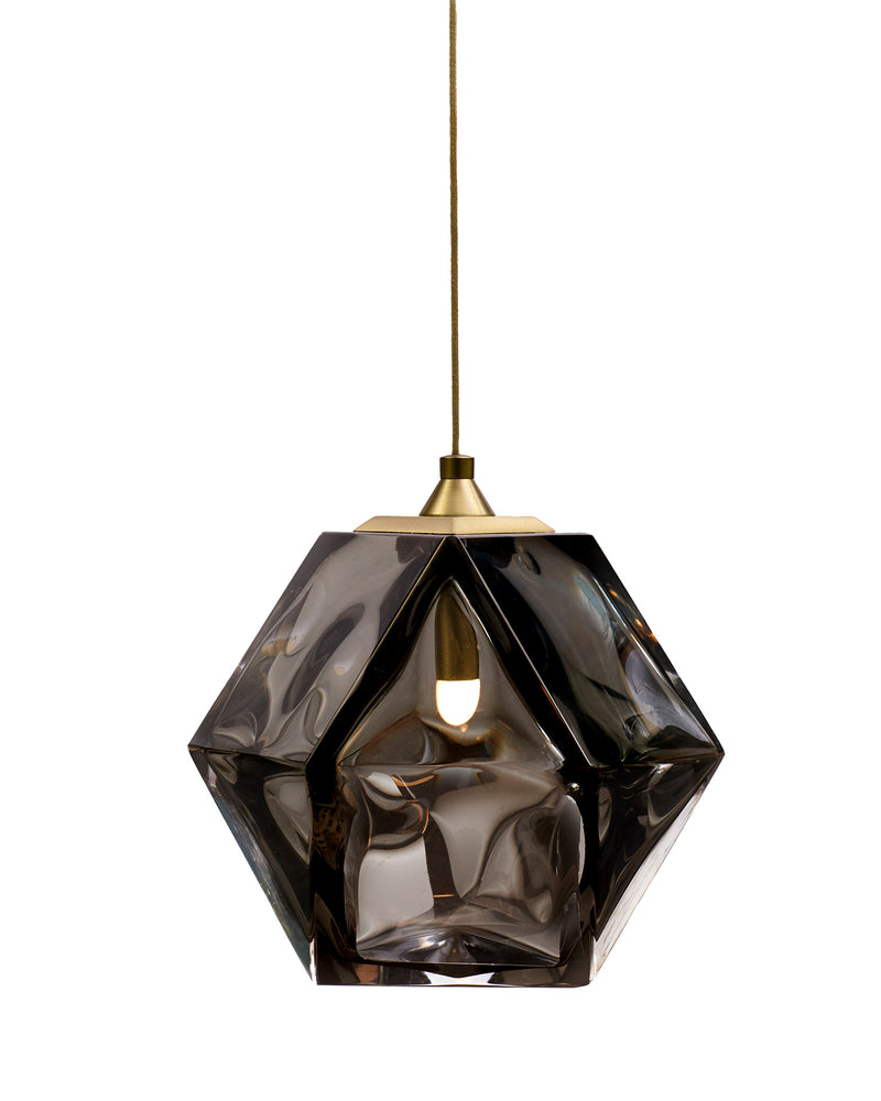 Welles Double Blown Glass Hanging Sconce