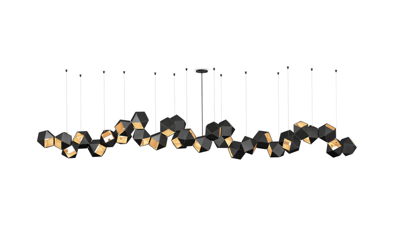 Welles Steel Long Chandelier 30