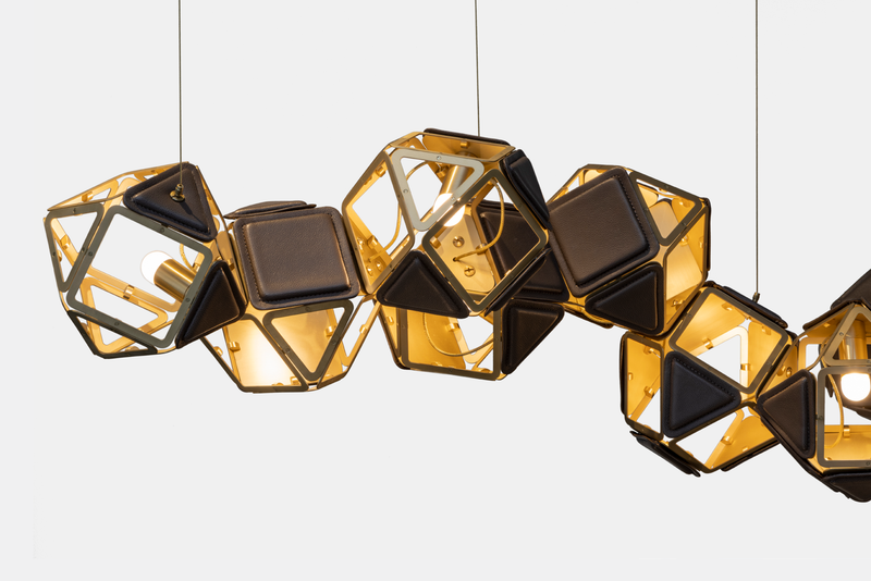 Welles Long Chandelier 16 by Sybille de Margerie