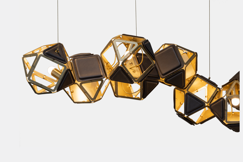 Welles Long Chandelier 16 by Sybille de Margerie