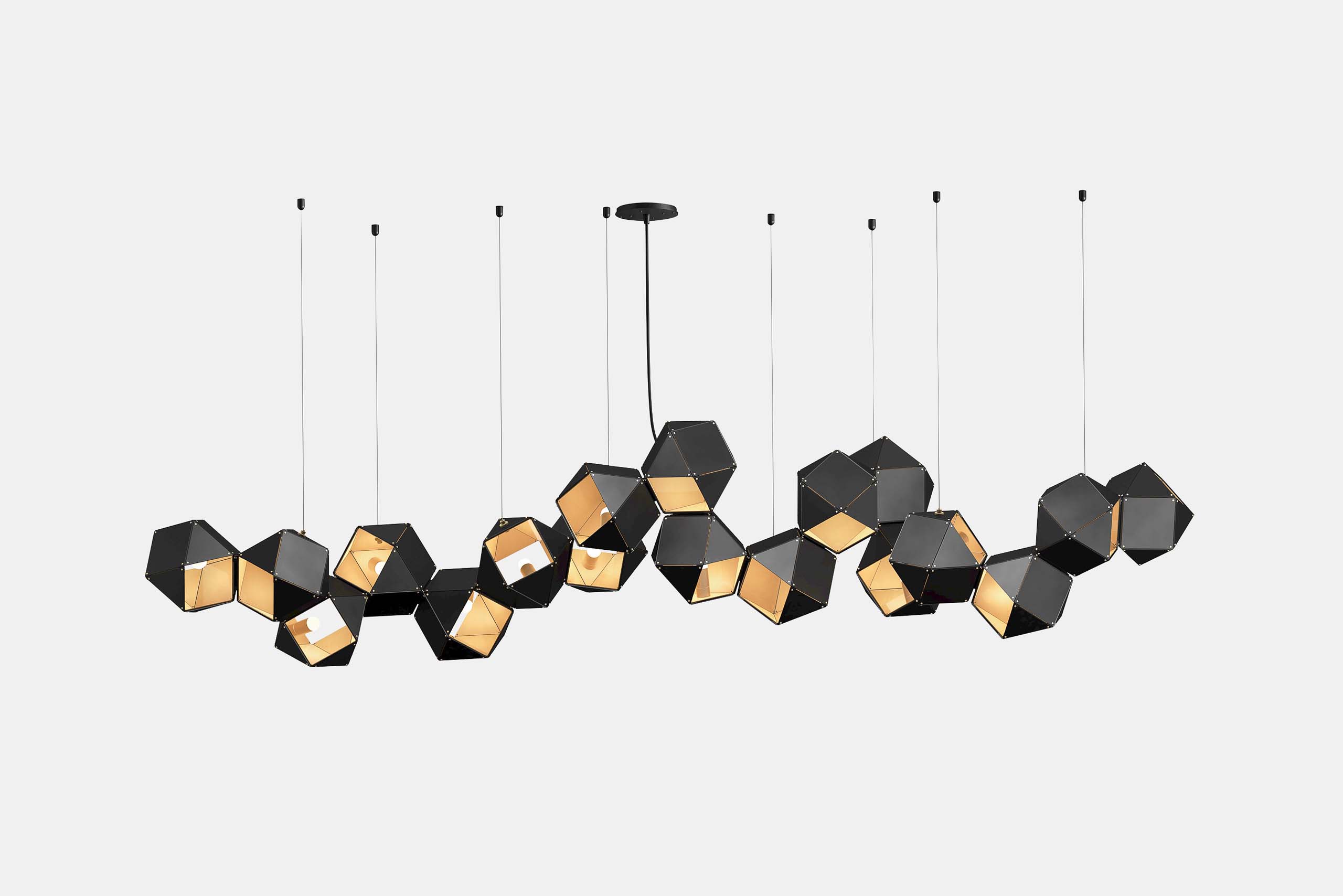 Gabriel Scott | Welles Steel Long Chandelier 18