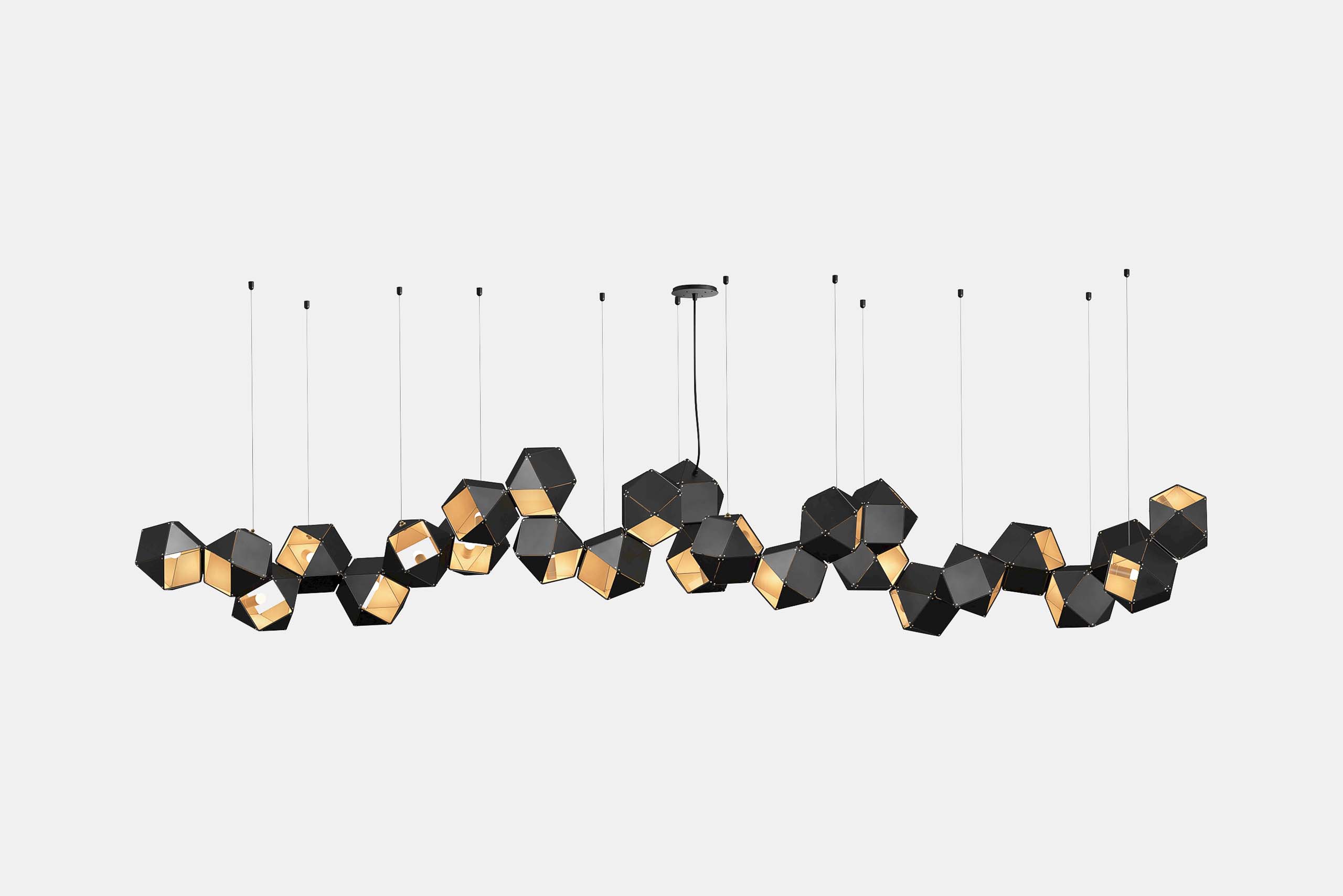 Gabriel Scott | Welles Steel Long Chandelier 26