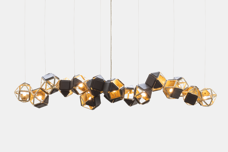 Welles Long Chandelier 16 by Sybille de Margerie