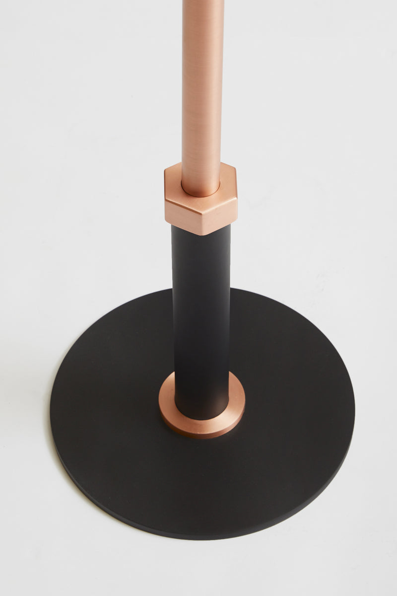 Pedestal Hexagon Side Table