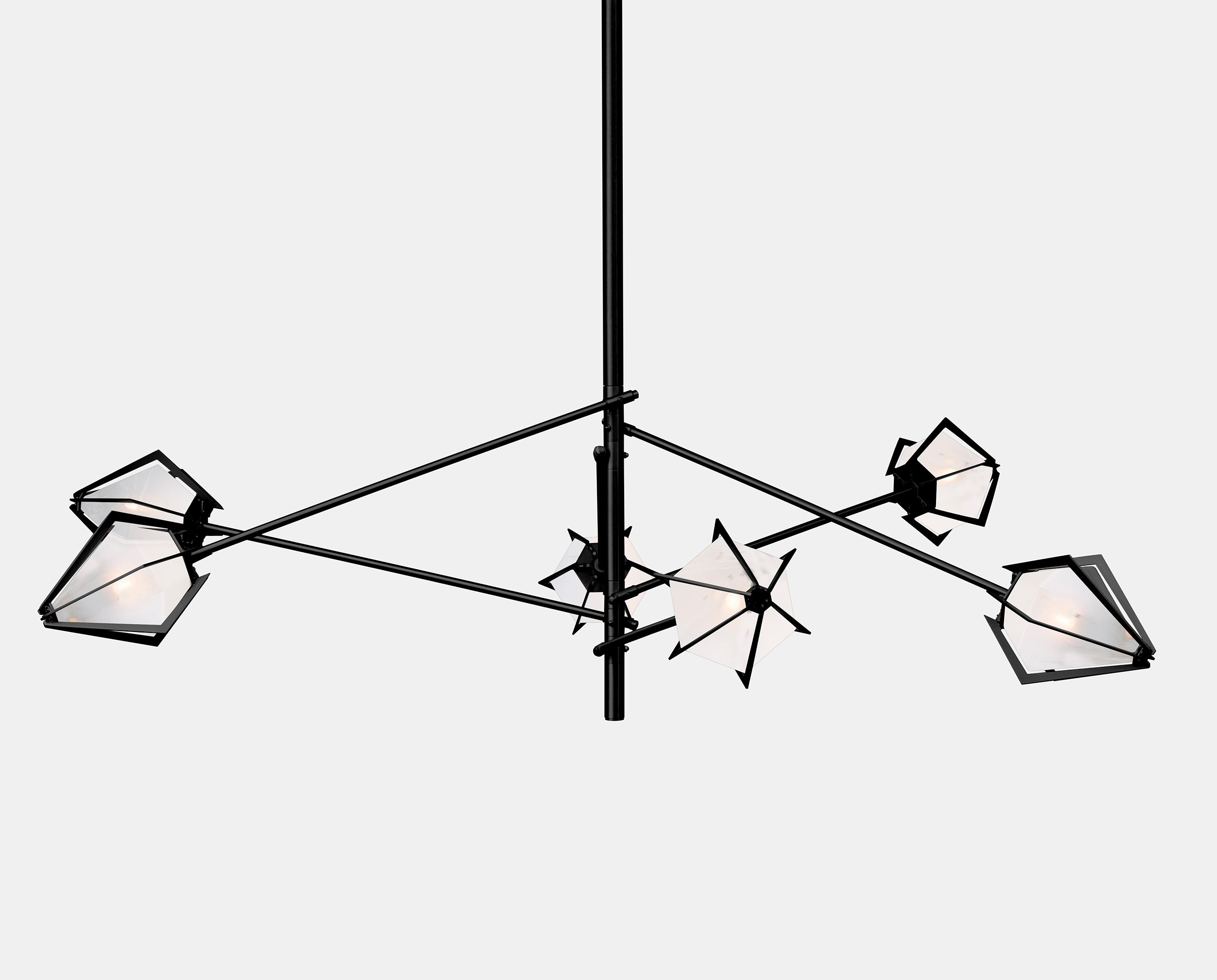 Spoke chandelier top