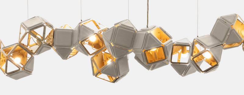 Welles Long Chandelier 16 by Sybille de Margerie