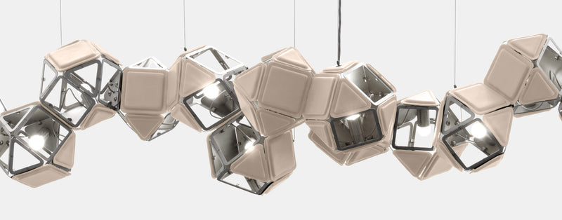 Welles Long Chandelier 16 by Sybille de Margerie