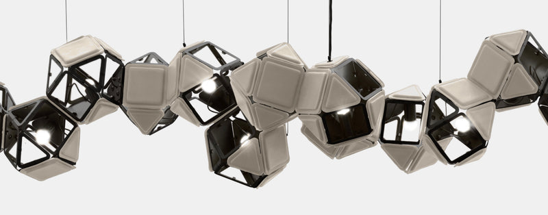Welles Long Chandelier 16 by Sybille de Margerie
