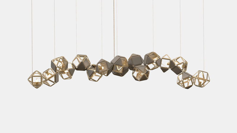 Welles Long Chandelier 16 by Sybille de Margerie