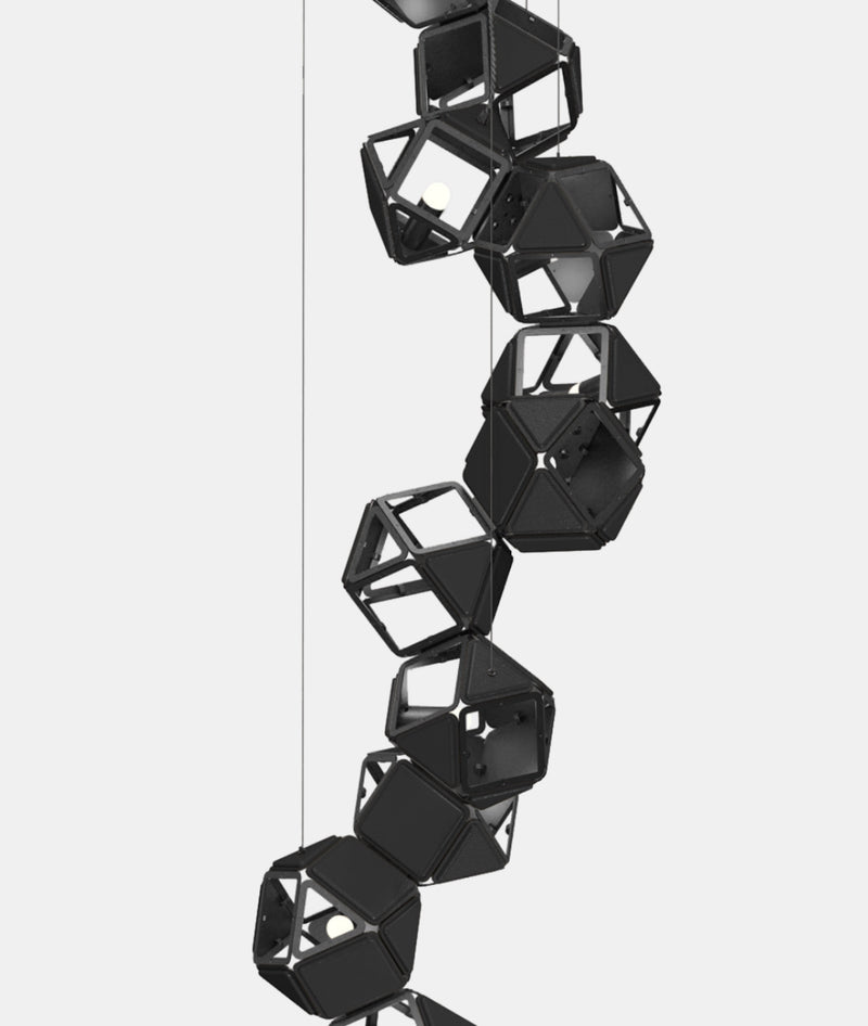 Welles Vertical Chandelier by Sybille de Margerie