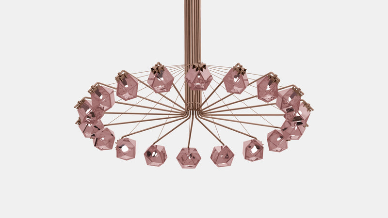 Welles Central Chandelier 18 by Alessandro Munge