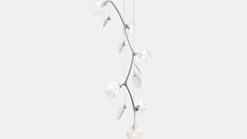 Welles Vertical Chandelier by Michelle Gerson