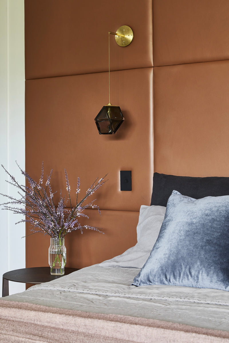 Welles Double Blown Glass Hanging Sconce