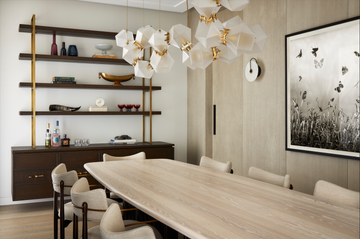 Gabriel Scott | Welles Glass Long Chandelier 20