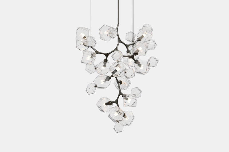 Welles Central Chandelier by David Rockwell, Clear Glass