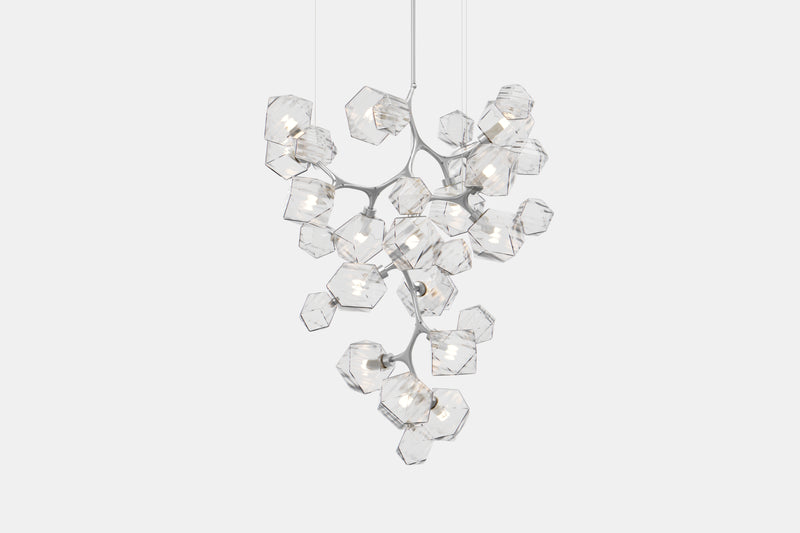 Welles Central Chandelier by David Rockwell, Clear Glass