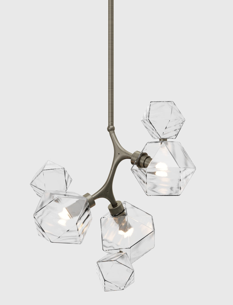 Welles Pendant by David Rockwell, Clear Glass