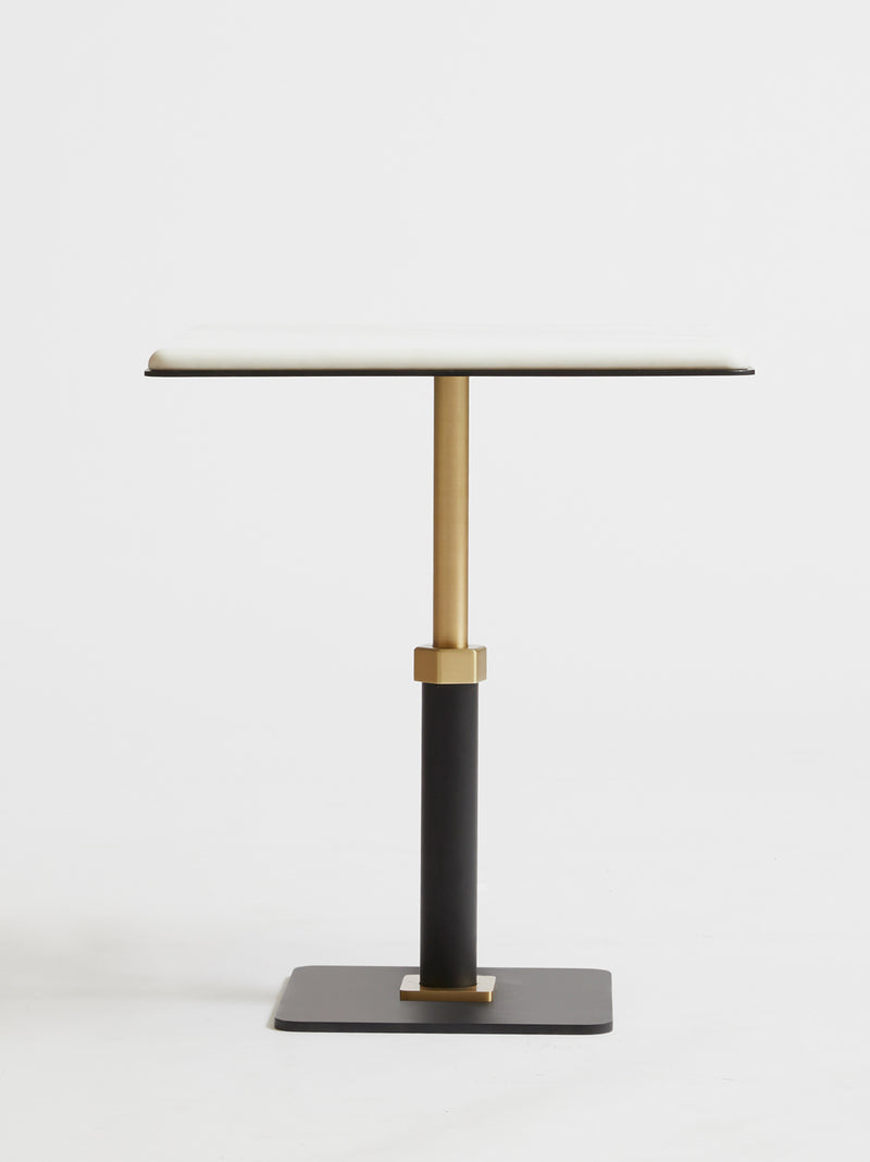 Pedestal Square Side Table