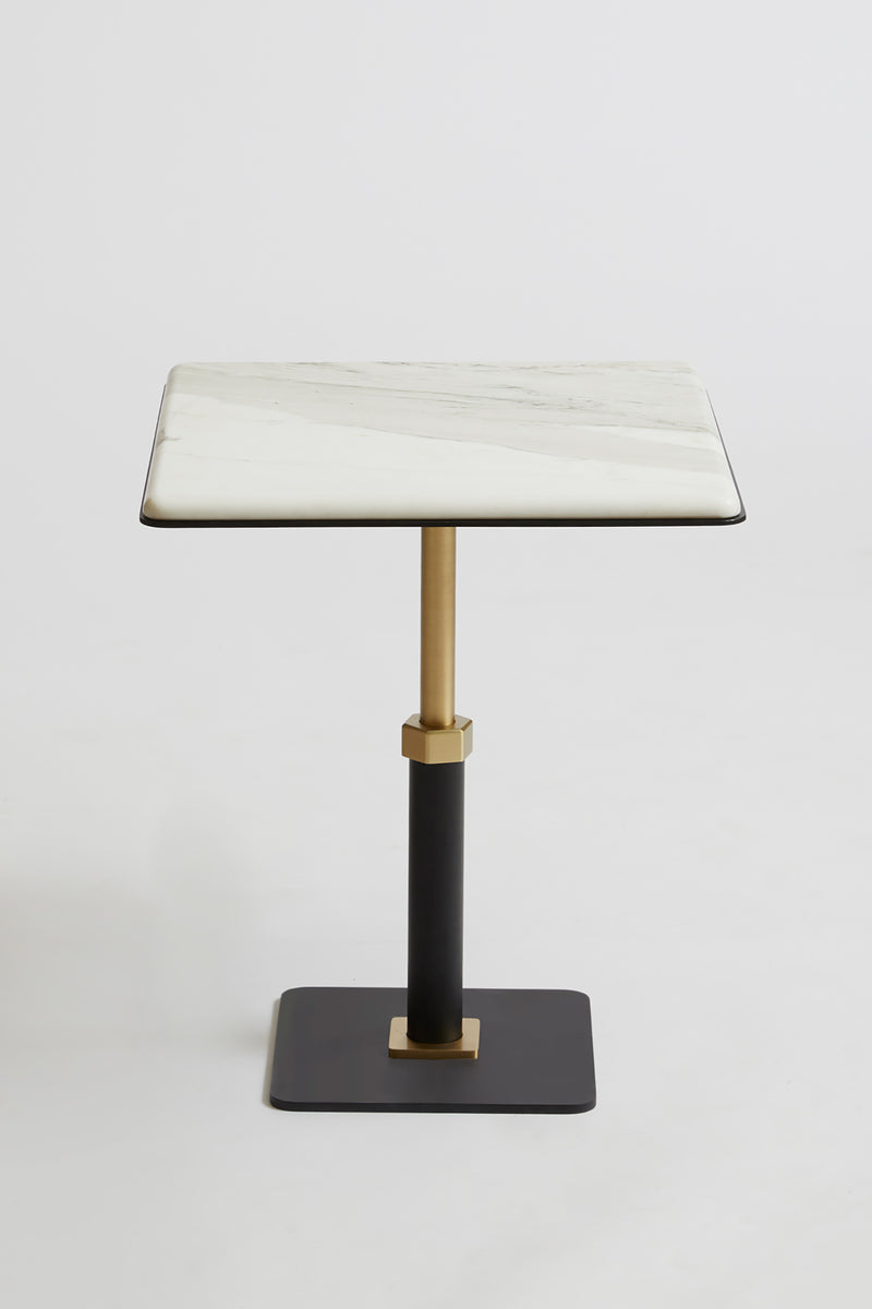 Pedestal Square Side Table