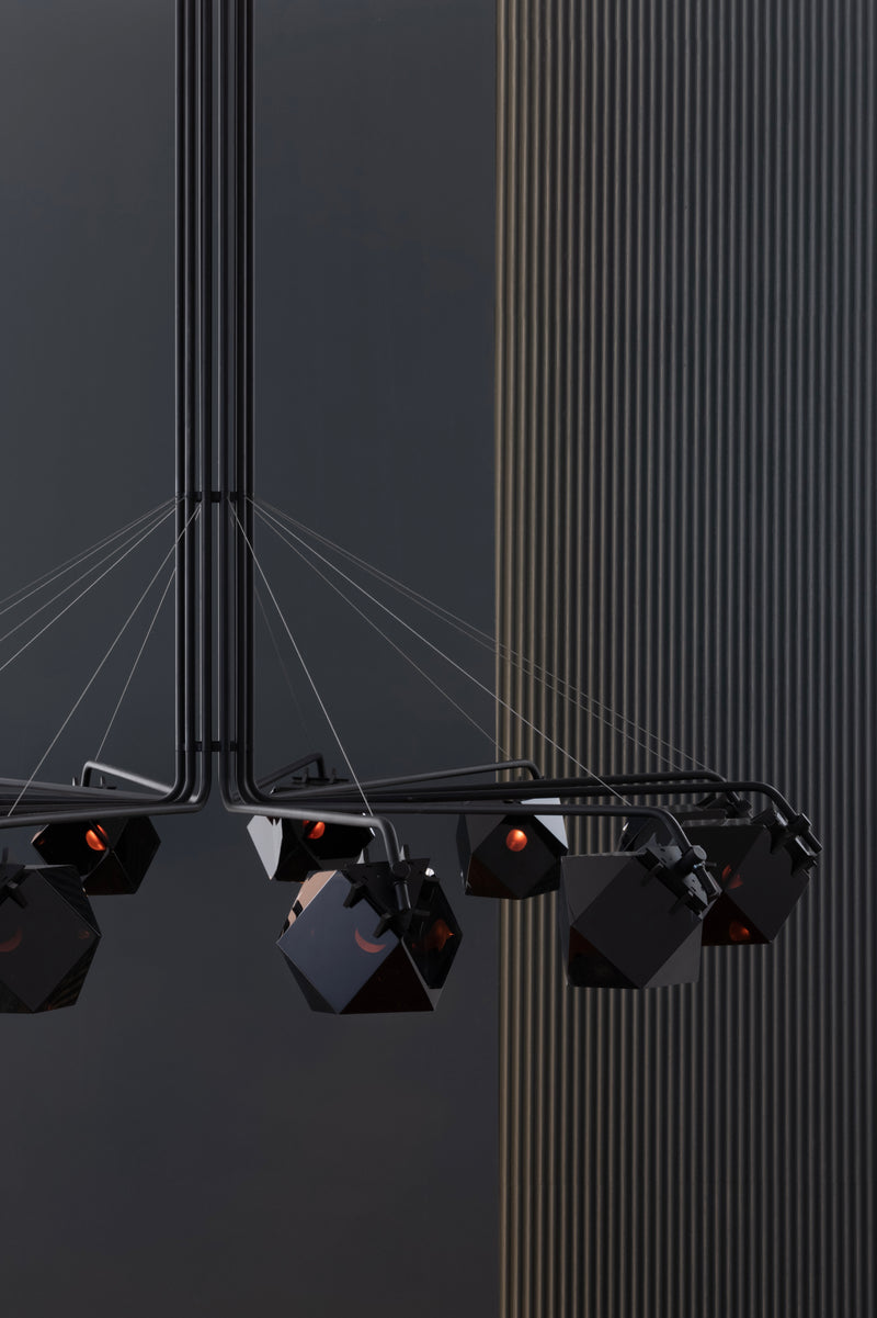 Welles Central Chandelier 12 by Alessandro Munge