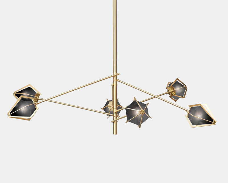 Harlow Spoke Chandelier, Large