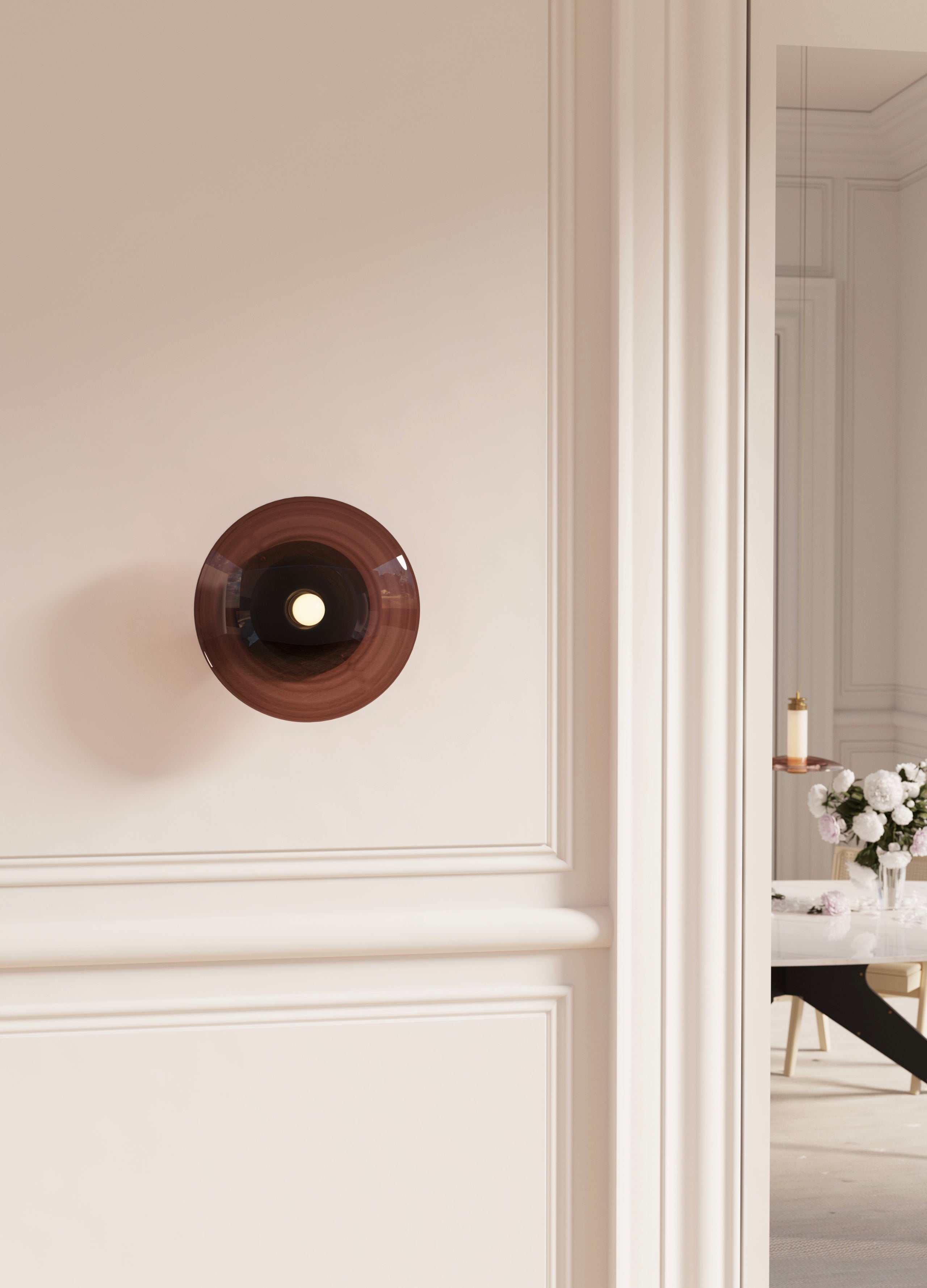 Round sconce cheap