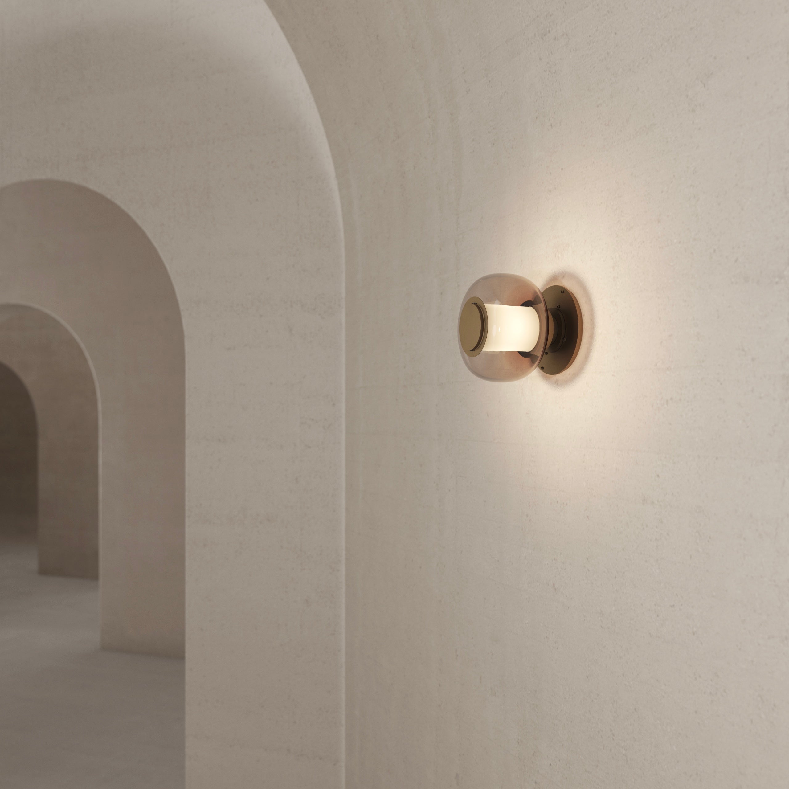 Elegant Small Bespoke Sconce Wall Lighting Luna A Gabriel Scott