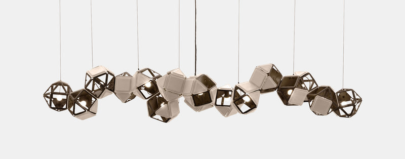 Welles Long Chandelier 16 by Sybille de Margerie
