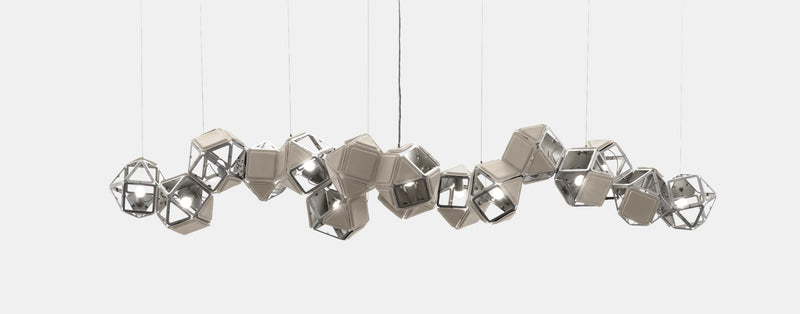 Welles Long Chandelier 16 by Sybille de Margerie