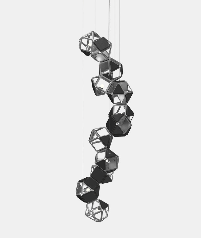 Welles Vertical Chandelier by Sybille de Margerie