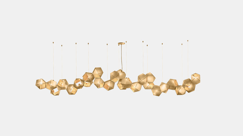 Welles Steel Long Chandelier 26