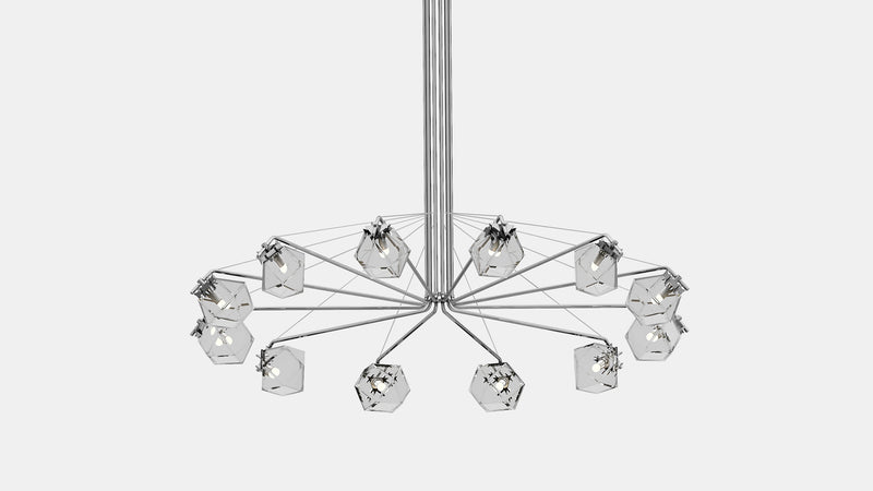 Welles Central Chandelier 12 by Alessandro Munge