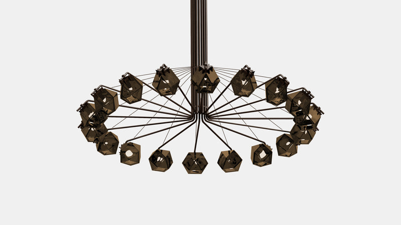 Welles Central Chandelier 18 by Alessandro Munge