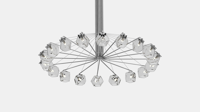 Welles Central Chandelier 18 by Alessandro Munge